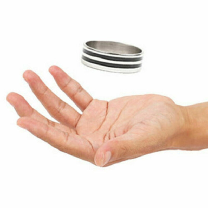 Magic Floating Rings Tricks Play Show Props Magnetic Effect Funny Invisible Ring