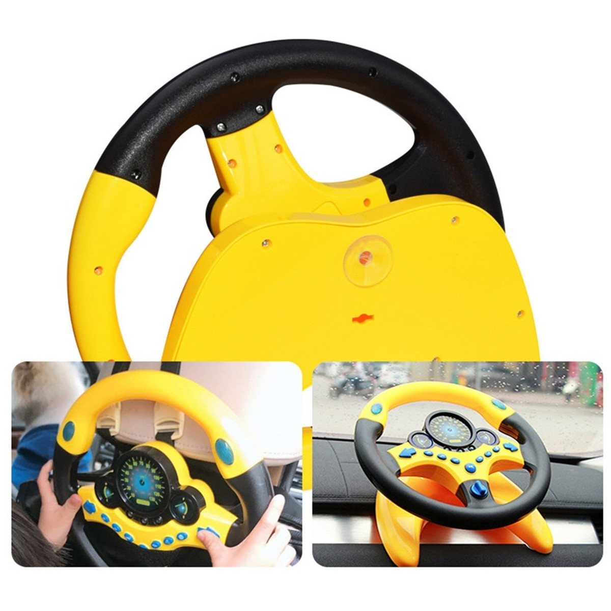 small toy steering wheel