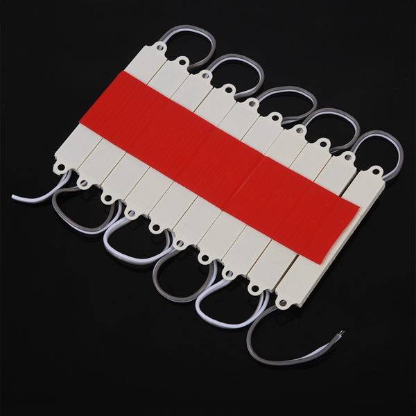 1*10pcs 5050 SMD 3 LED Module LED Strip String Light Waterproof DC 12V Cool White. 