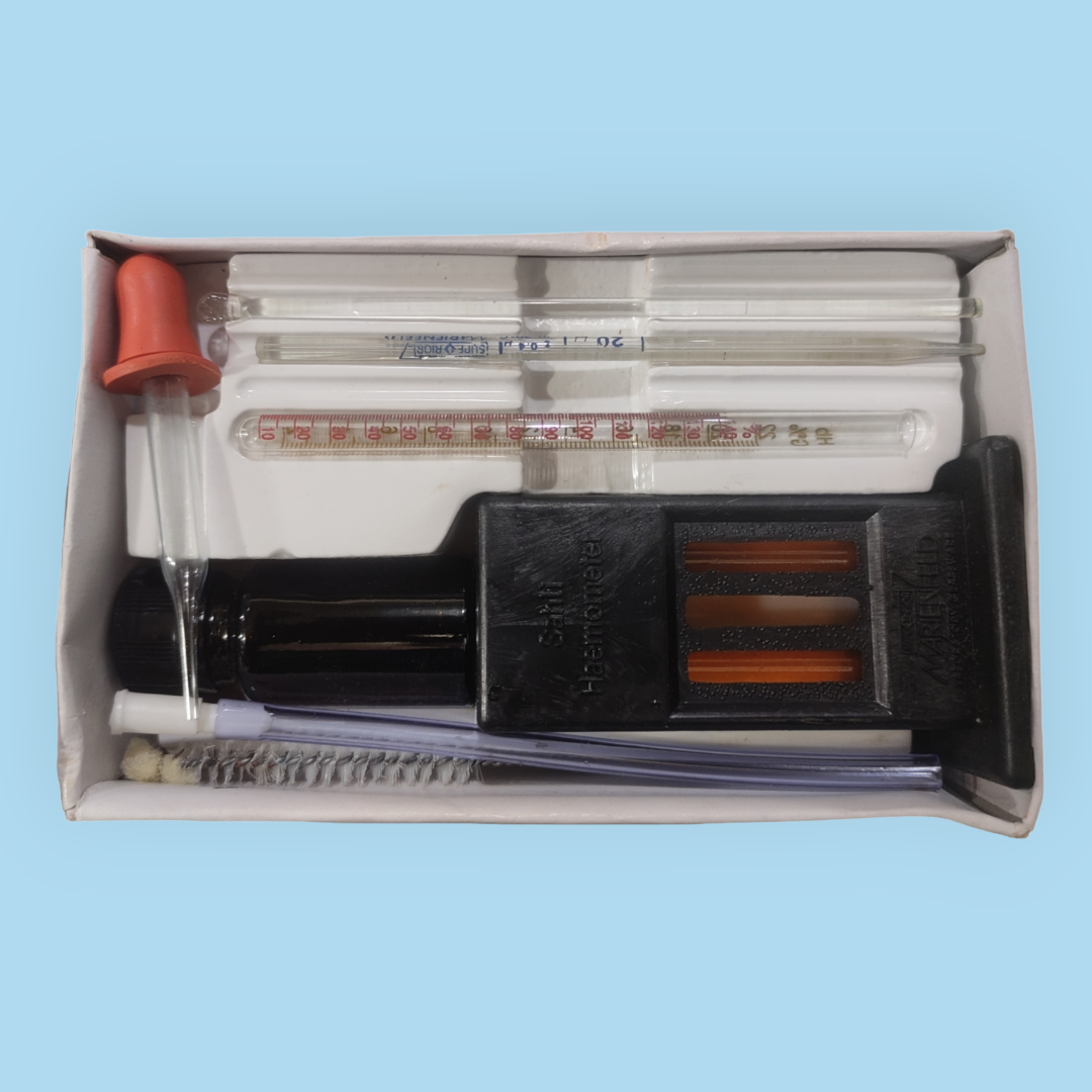 Haemometer Sahil Complete Set with Round HB Tube. 