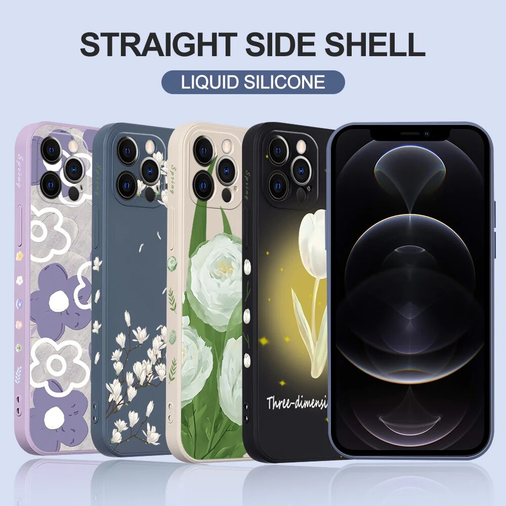 Liquid Silicone Phone Case For Redmi Note 12 Turbo Accessories For Xiaomi Redmi Note 12 11 10 9 Pro Plus Max 10s 9S Back Cover. 