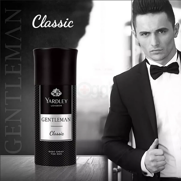 Yardley London Gentleman Classic Body Spray for Men-150ml