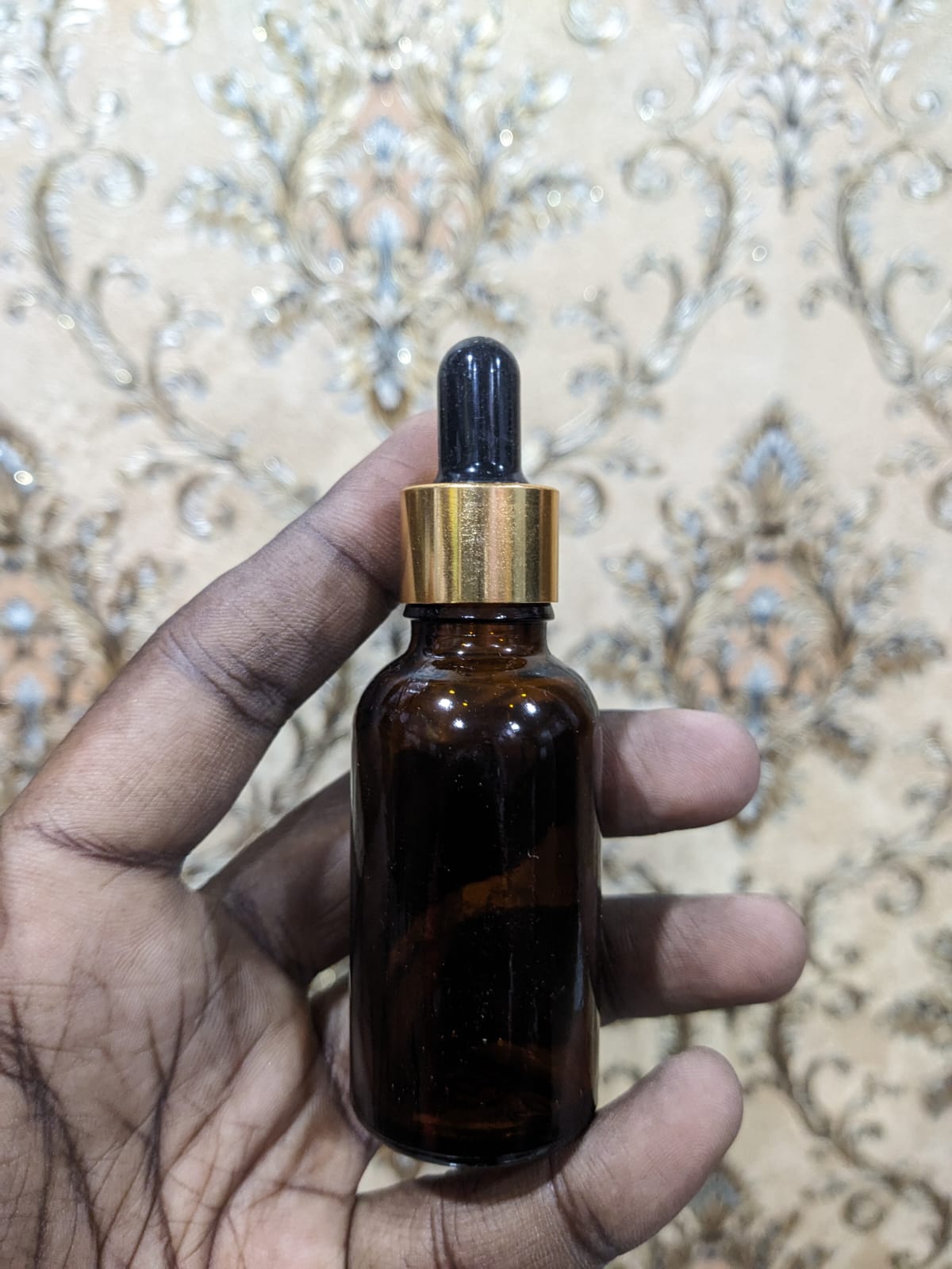 30ml serum glass dropper bottle with transparent cap 1 pcs