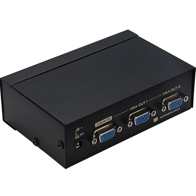 【VisioN Shop】splitter 2port support 1920 * 1440 for notebook video recorder computer display VGA video splitter. 