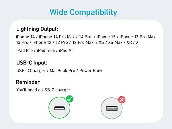 Anker 310 USB-C to Lightning Cable (3ft) Compatible with iPhone, iPad, and iPod. 