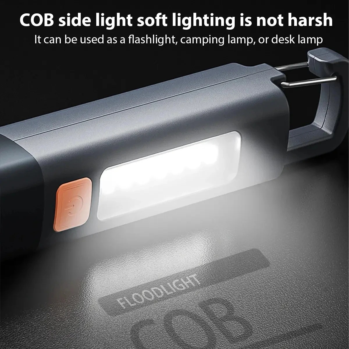 Super Bright COB Side Lights LED XPE Mini Portable Torch Zoomable Waterproof Outdoor Fishing Hunting Camping Flashlight_D Shop. 
