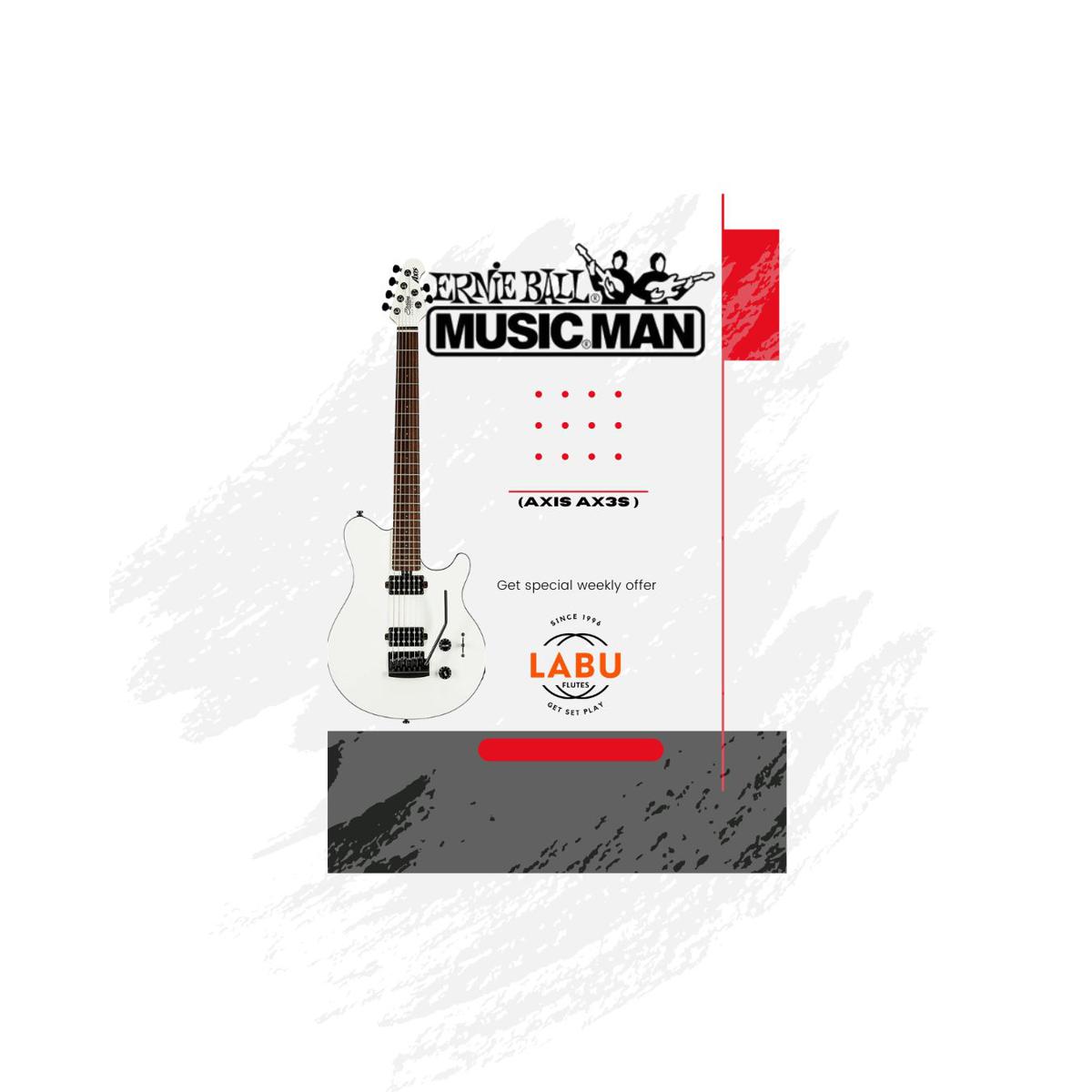 Sterling By MusicMan 6 String Sterling by Music Man Axis AX3S Electric Guitar Body, Right. 