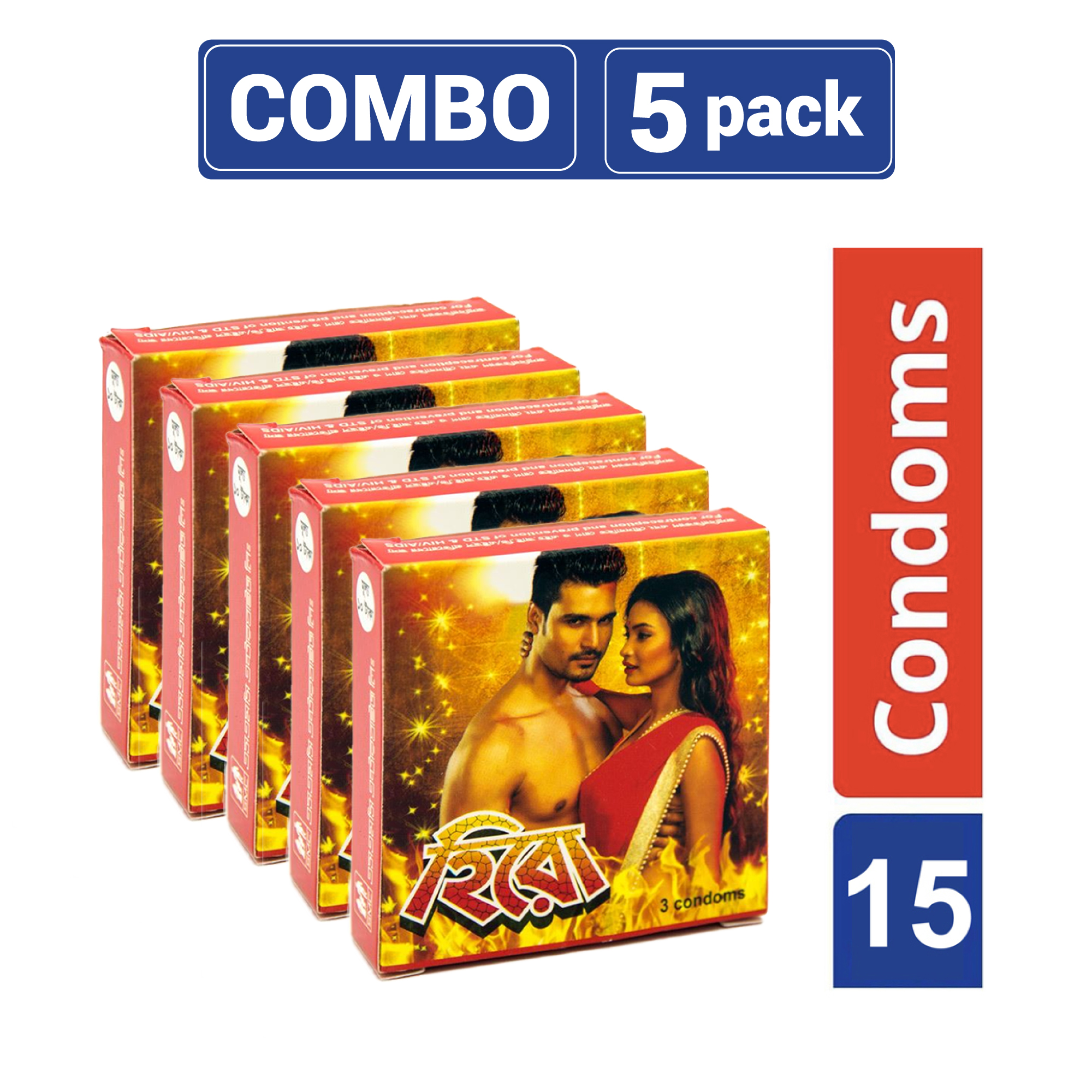 SMC Hero Condom for Men | Combo 5 Packs 3x5=15pcs. 