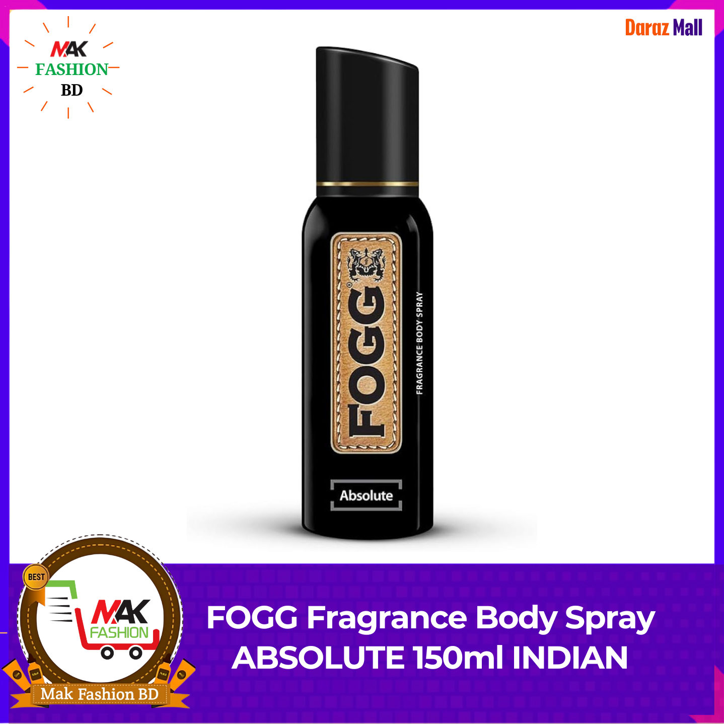Fogg Fantastic Fogg Absolute 150ml FOGG Fantastic Dynamic No Gas