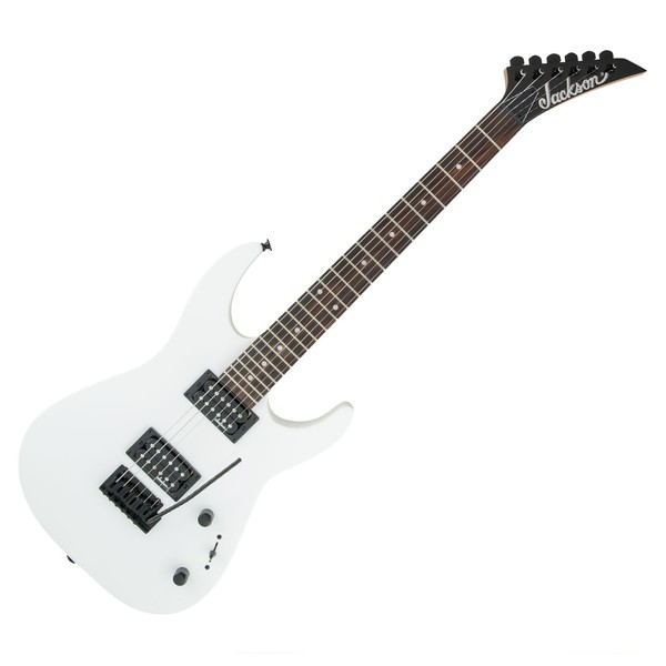 Jackson JS SERIES DINKY™ JS11, AMARANTH FINGERBOARD, SNOW WHITE. 