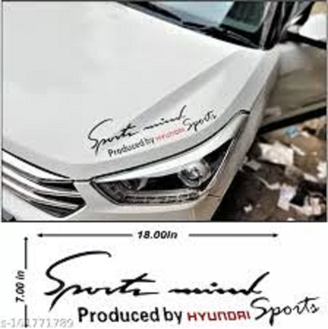 signature stickers for all cars. 
