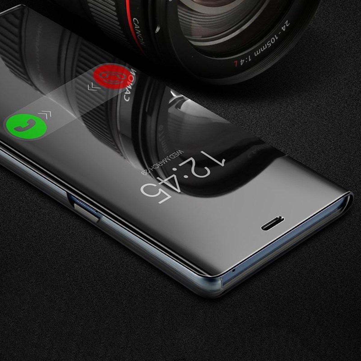 Clear View Mirror Leather Flip Cover For iphone 6/6s
