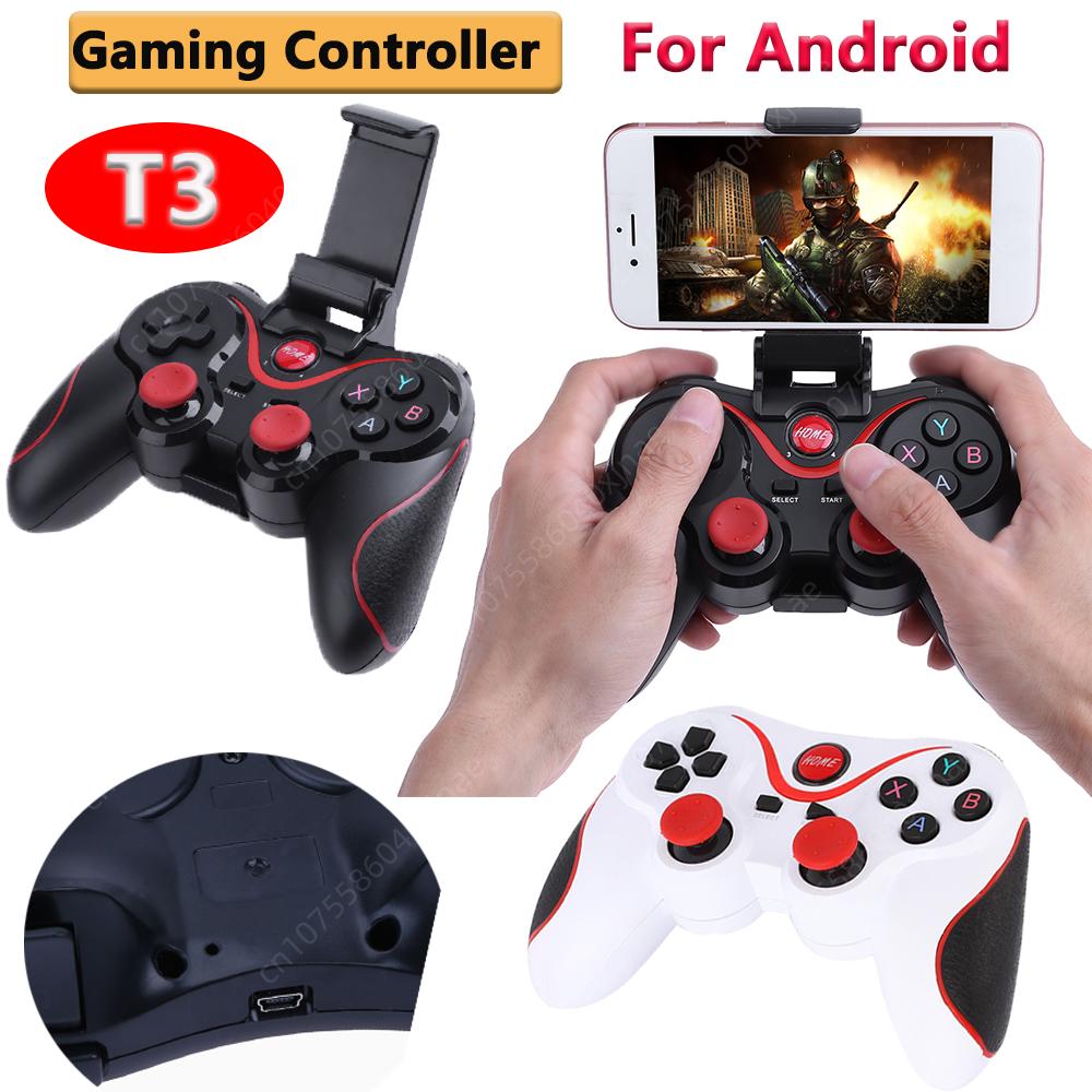 T3 Gaming Controller Wireless Bluetooth-compatible 3.0 Gamepad For Android Smartphone Smart TV Joystick Controle Wireless Joypad