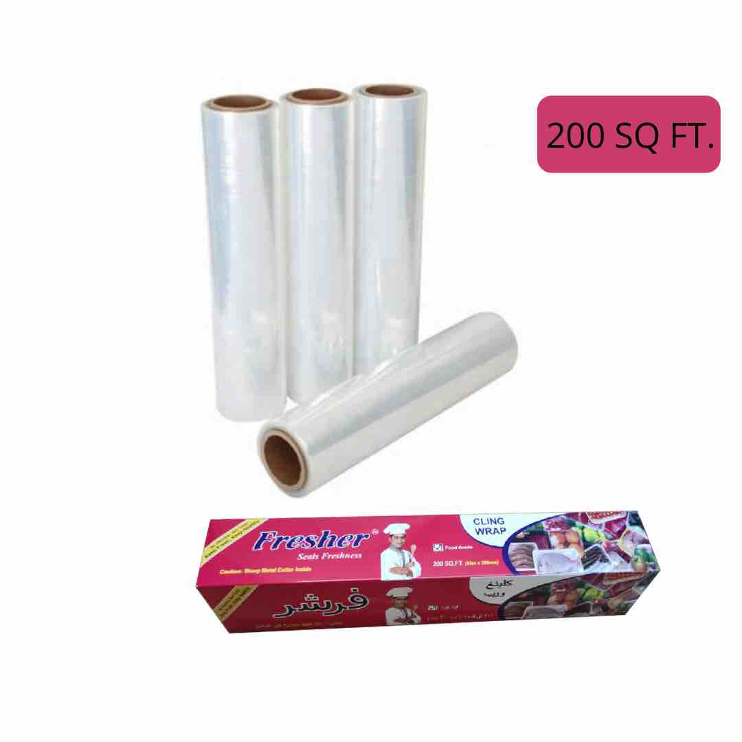 Fresher Plastic Stretch Rap (Standard Cling Rap). 