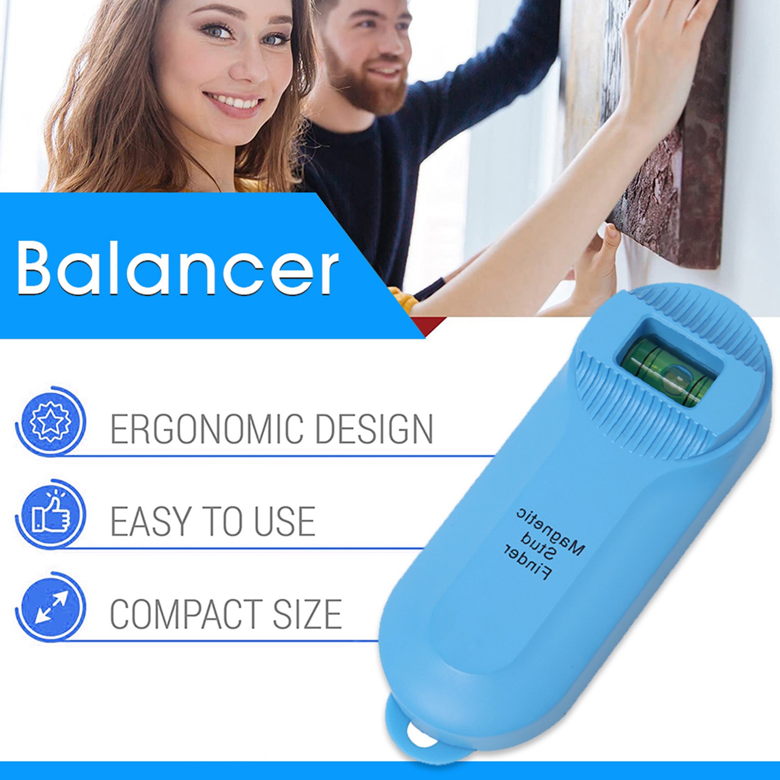 Magnetic Wall Stud Finder Magnetic Sensor for Screws ,Standard. 