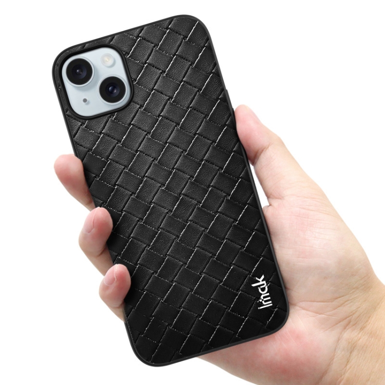 For iPhone 15 Plus IMAK LX-5 Series Shockproof PC + PU + TPU Protective Phone Case. 