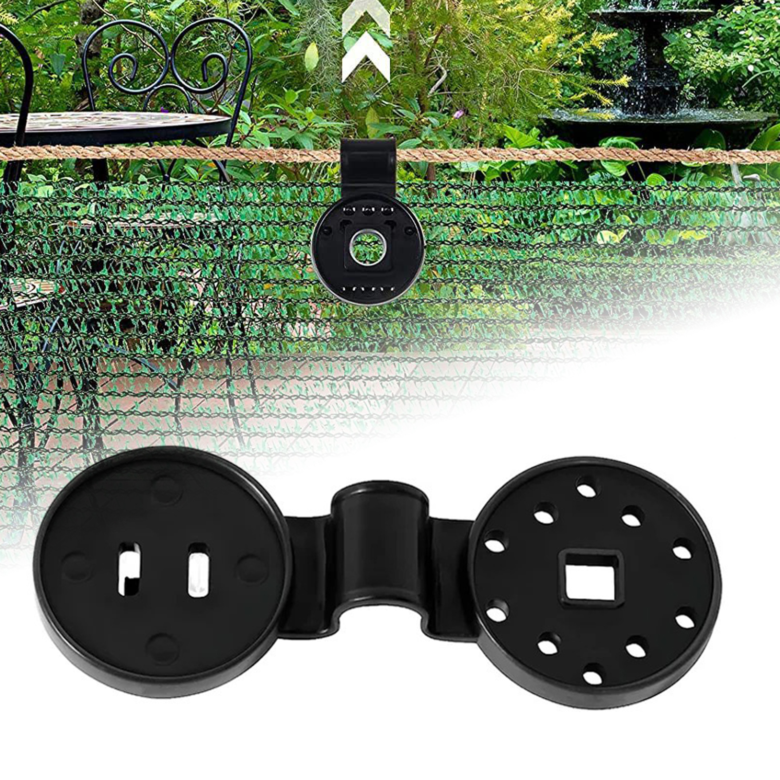 Shade Net Fixer Easy to Install Patio Sun Protection Netting Fixing Clamp. 