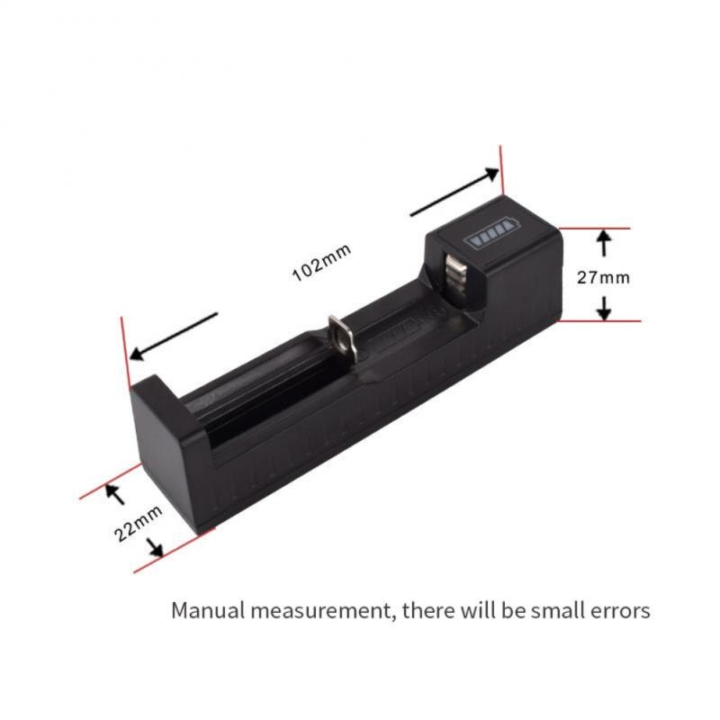 1Pc 18650 Battery Charger USB Battery Adapter / LED Smart Chargering For Rechargeable Batteries. 