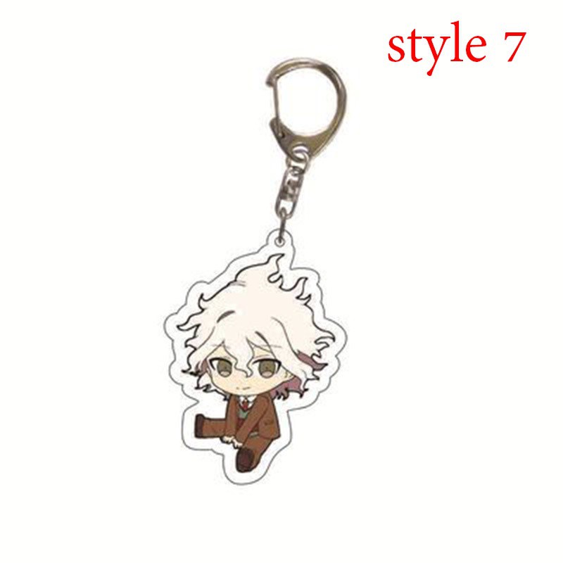 Game Danganronpa Keychain Acrylic Keyring Pendant Cosplay Accessories Gifts. 