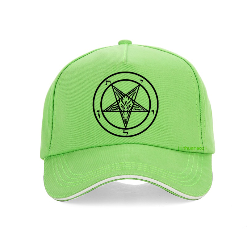 Pentagram Gothic Occult Satan baseball 