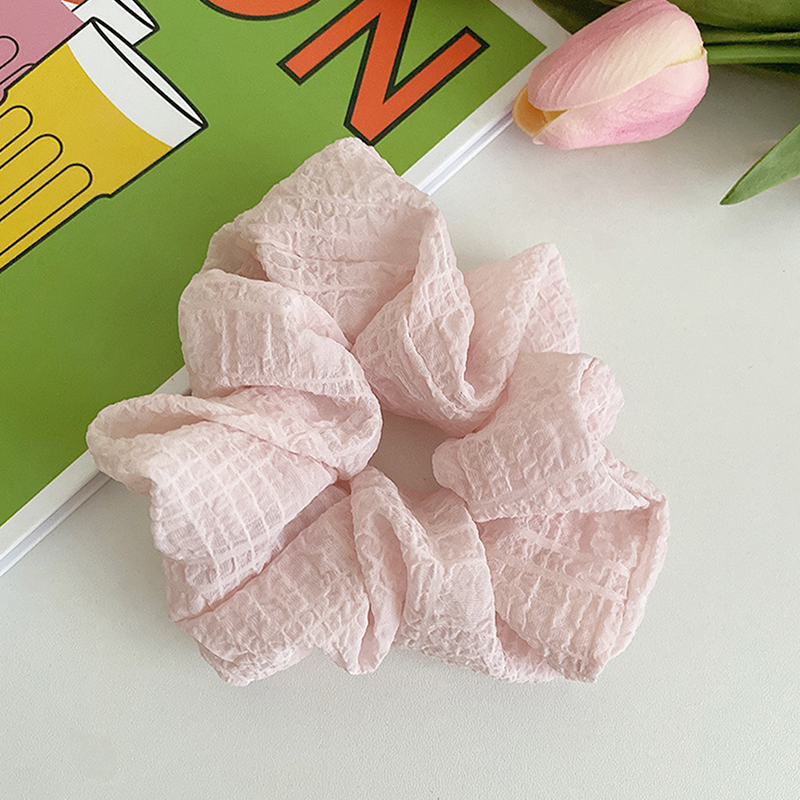 Fashion Sweet Scrunchies Headband Large Elastic Rubber Hair Band For Women Girls Ponytail Holder Hair Ties Hair Accessories
