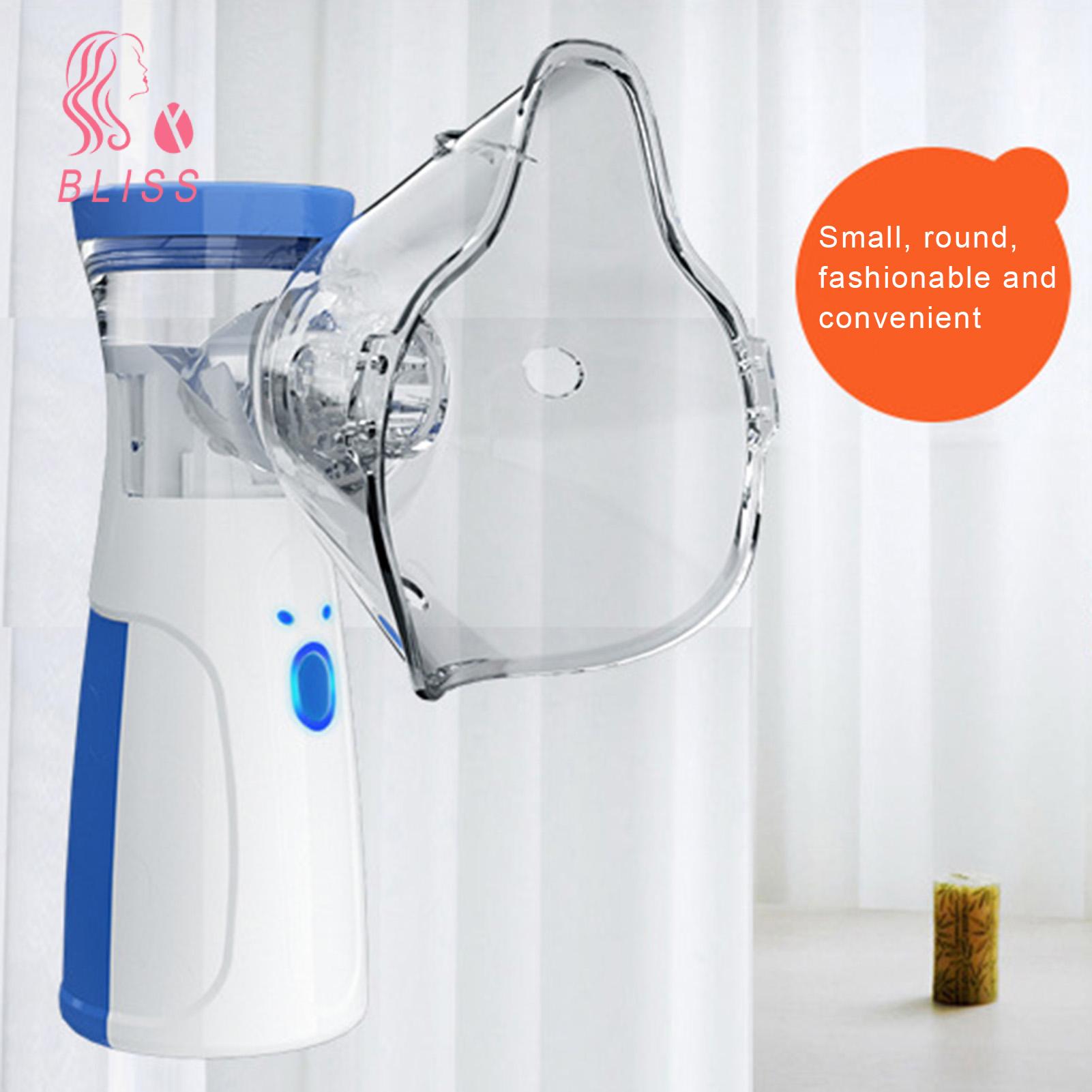 Bliss Portable Nebulizer Portable Mesh Nebulizer Machine for Kids Adults Battery Powered Low Noise User-friendly Design Ideal. 