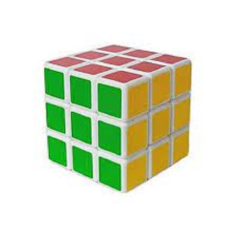 Exclusive Plastic Rubik's Cube( Small Size). 