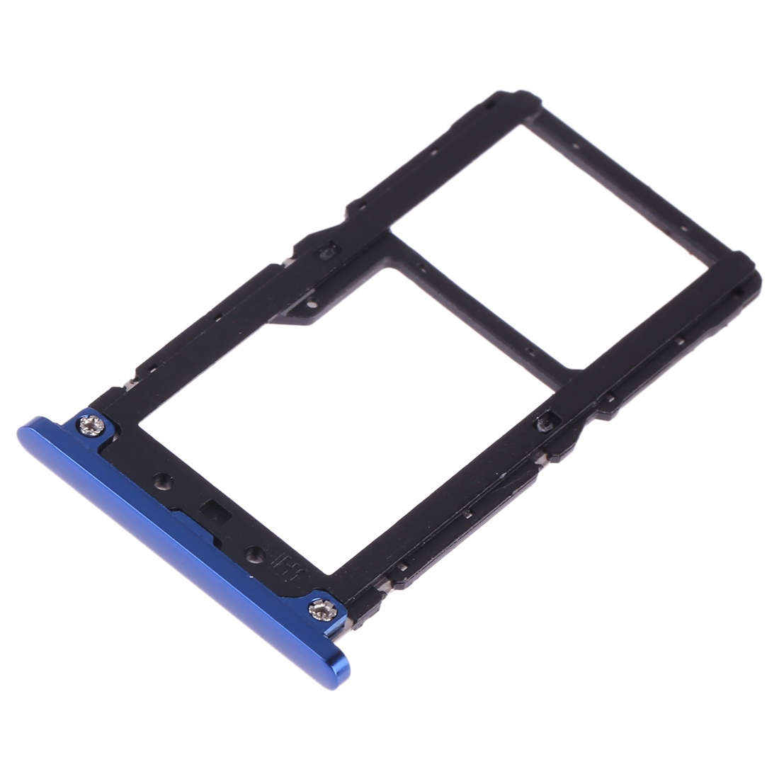 (New) SIM Card Tray + SIM Card / Micro SD Card for Xiaomi Mi 8 Lite(Blue). 