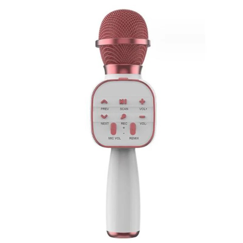 DS813 Wireless Bluetooth Karaoke Microphone Handheld Microphone Professional Speaker Music Player Gaming Mic For Home KTV. 
