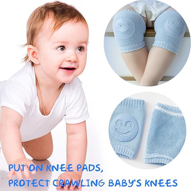 1 Pair Baby Knee Pads Unisex Breathable Elastic Anti Skid Toddler Legs Warms Crawling Protection Baby Knee Pads - Image 10