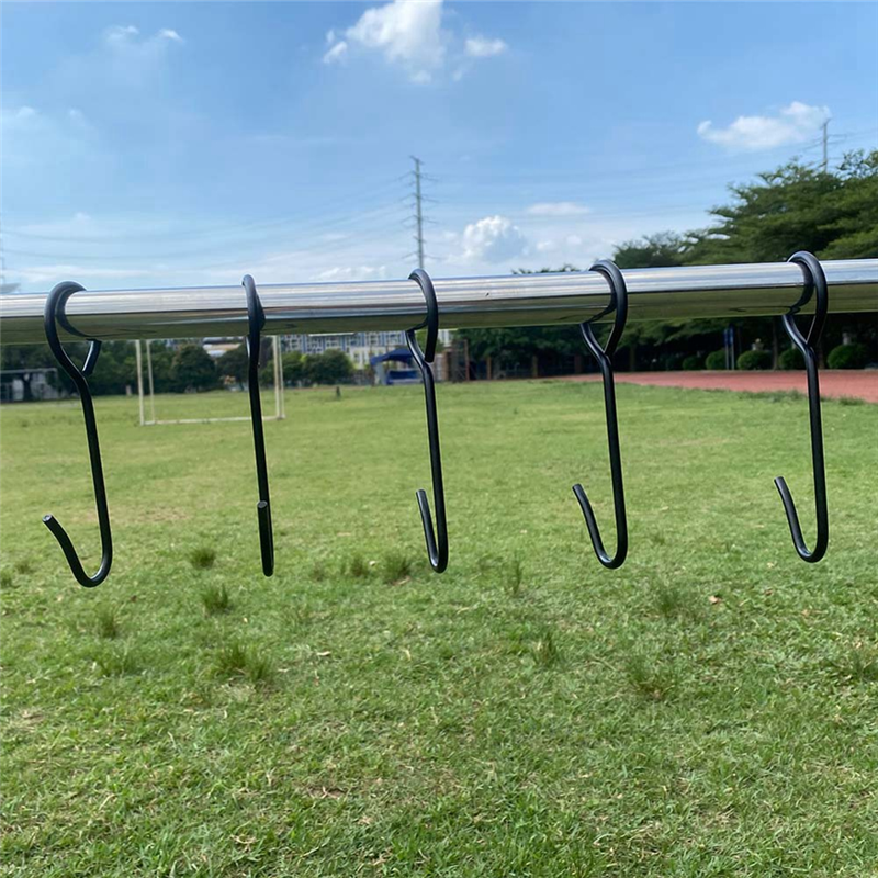 12 Pack 6 Inch Steel Target Hanger Shooting Target Hook Gong Target Hanging Pipe Target Holders Targets Stand Kit Durable Easy to Use. 