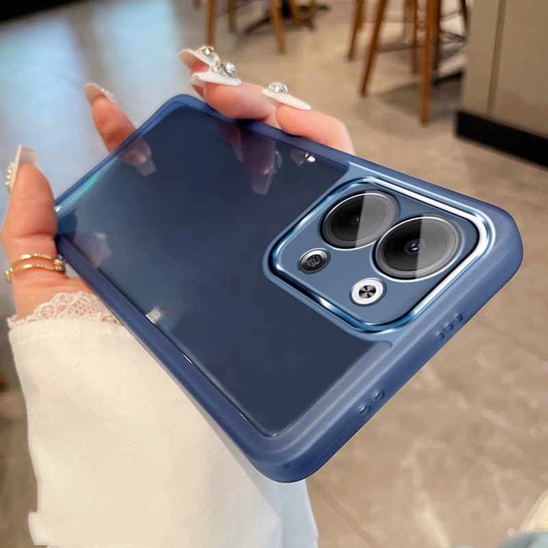 For Redmi Note 13 Pro 4G Case Camera Protection Semi Transparent Soft Silicone Shockproof with Lens Protector Films for Redmi Note 13 Pro 4G Back Cover. 