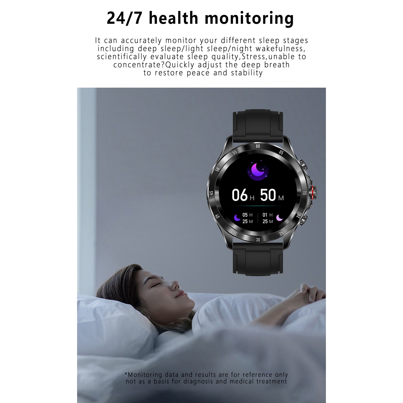 MAX7 1.32 Inch 360x360 Full Touch Screen Smart Watch + Y70 Wireless Earbuds BT Earphones - #3. 