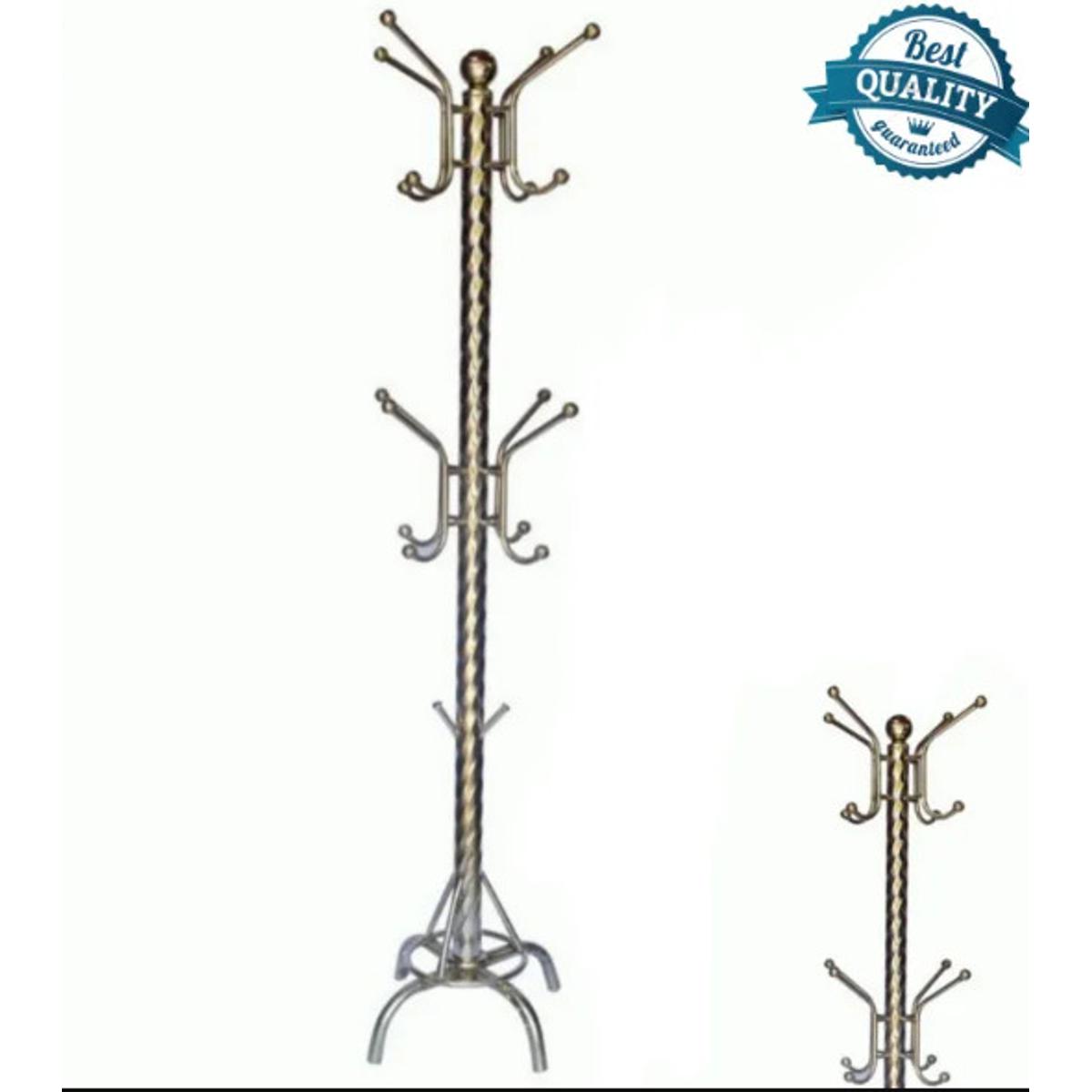 Cloth Hanger Stand (Best Quality) - Ss Pipe - Keep Clothes Organized With The Best Quality Ss Pipe Cloth Hanger Stand