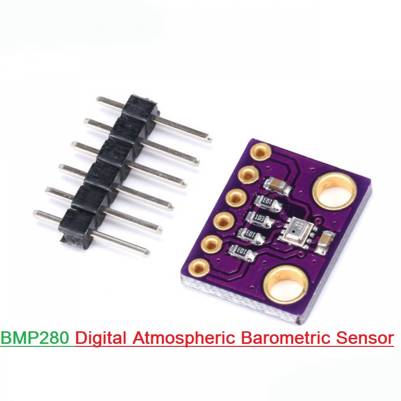 GY-BMP280 BMP280 Atmospheric Barometric Pressure Sensor 6 Pin Leads 3.3V High Precision BMP280 Digital Atmospheric Barometric Pressure Sensor BMP280 Altitude Sensor. 