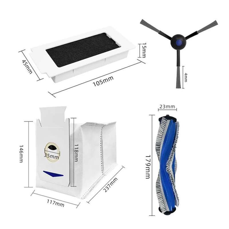 Accessories for T30/T30 PRO Omni Robot Vacuum Cleaner