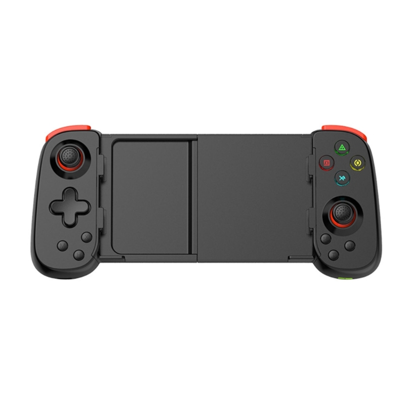 Ergonomic Gaming Controller D6DP Wireless Gamepad Stretching Handle Pad Rechargeable Accessory for Mobile Tablet Gamers. 