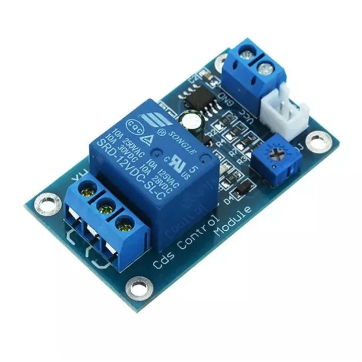 XH-M131 DC 12V Light Control Switch Photoresistor Relay Module Detection Sensor 10A brightness Automatic Control Module Board. 