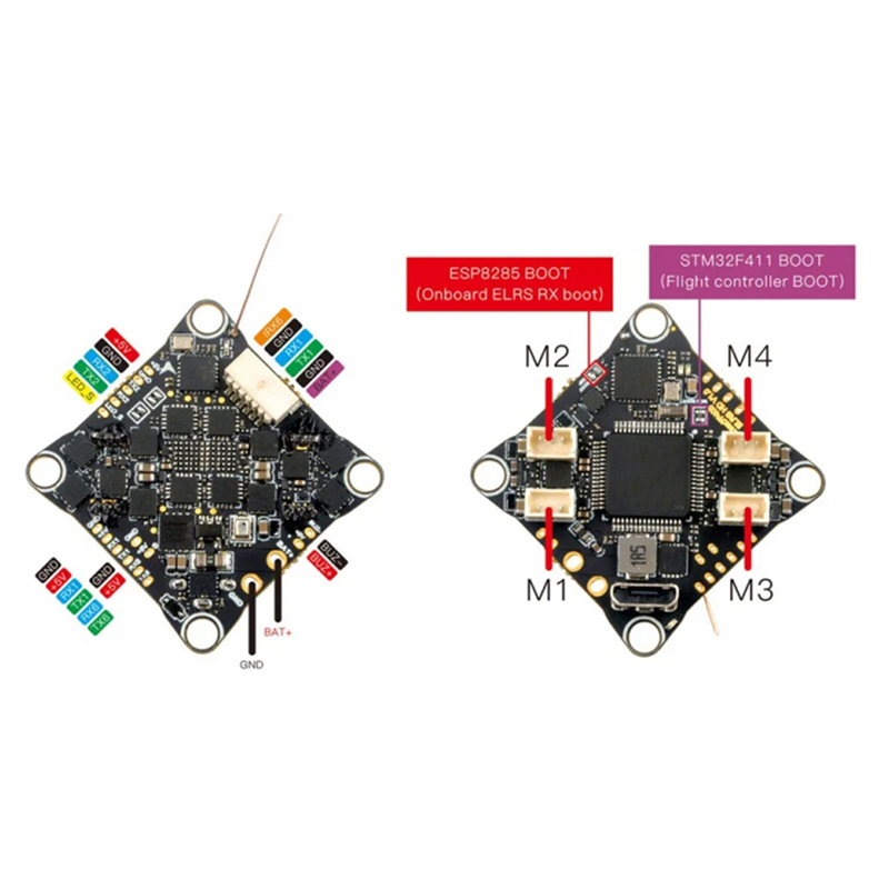 CrazyF405HD ELRS 1-2S AIO FC Built-in UART ELRS RX 12A BLS ESC for Mobula8 Digital HD Tinywhoop Cinewhoop Toothpick Accessories Parts. 