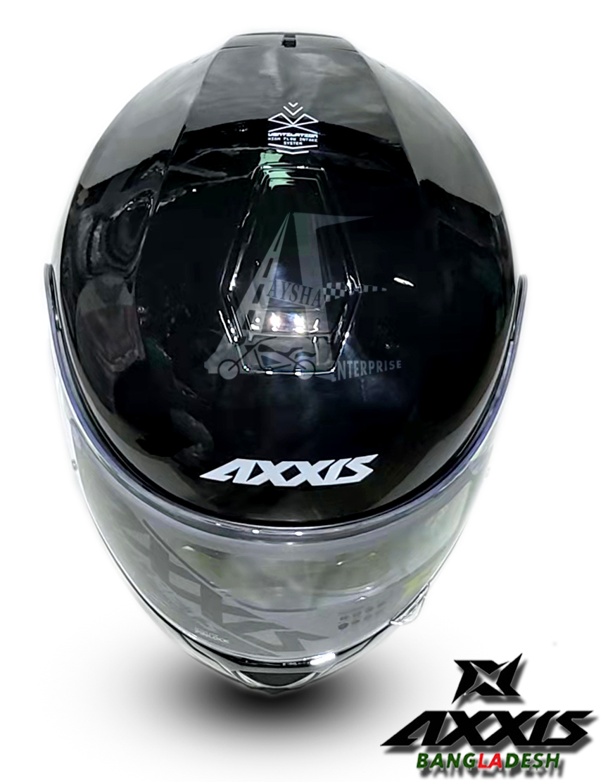 Full Face Axxis Eagle Gecko SV Solid A1 G.Black. 