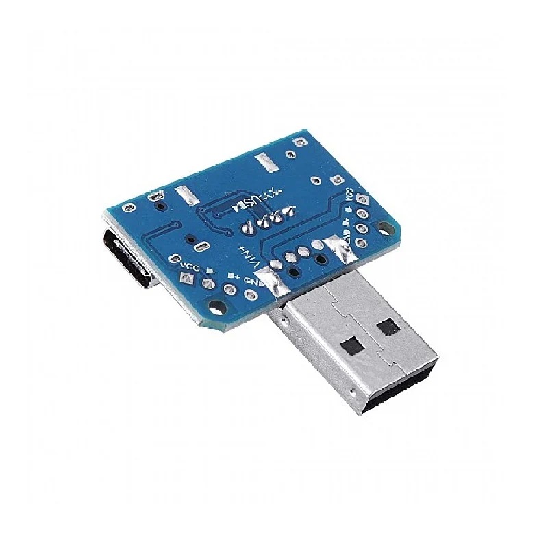 XY-USB4 USB Adapters Male To Female Micro Type-C USB 4P 2.54mm USB4 Module Converter 4 In 1 USB Adapters Board 5V USB Male To Female Distribution Board Head. 