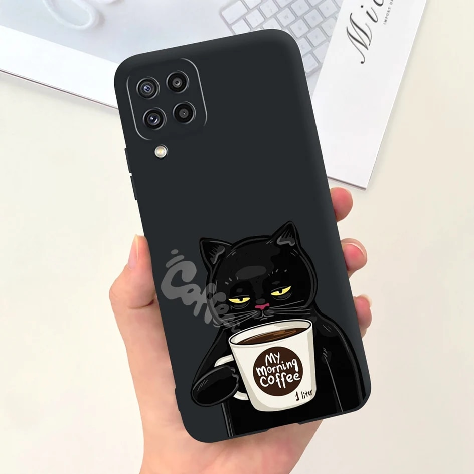 For Samsung M32 4G Case M325 SM-M325F Cover Cute Astronaut Duck Cat Phone Soft Funda on Samsung Galaxy M32 Bumper M 32 Protector. 