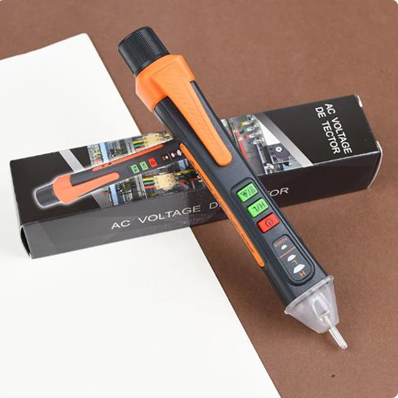 T-02A Non-Contact Voltage Detector Electrical Tools Voltage Indicator Tester Pen Voltage Test Smart Breakpoint Finder 12-1000V. 