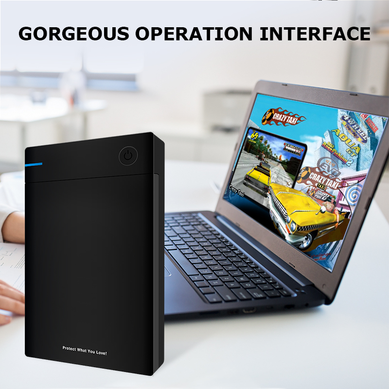 Hyperspin HDD WIth 100000 Retro Game For PS4/PS3/PS2/Wii/Wiiu/SS/PSP/N64 External Portable Hard Drive Disk for Win PC/Laptop. 