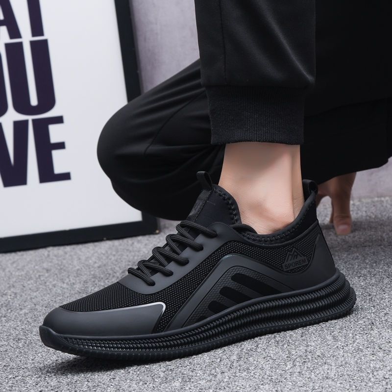 Mesh Surface Shoes Men's Breathable Sneaker Men's Shoes Spring Casual Shoes All-Match Soft Bottom Soft Surface Pieces