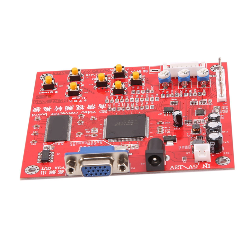 3X Arcade Game HD RGBS to VGA CVBS Arcade Board Game Video Converter for LCD CRT Monitor Game Console Accessories. 
