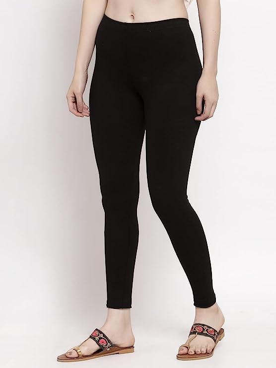 Cotton Spandex Ties Pant for Girls and Ladies – Comfortable Leggings, One Size, Stretchy Fit. 