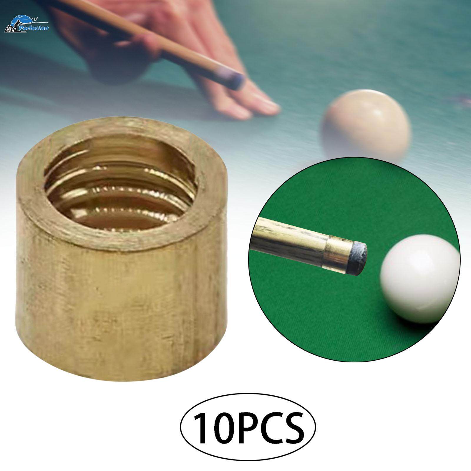 10x Billiard Cue Ferrules Billiard Cue Head Repair Billiard Cue Stick Ferrule Pool Cue 9.5mm. 