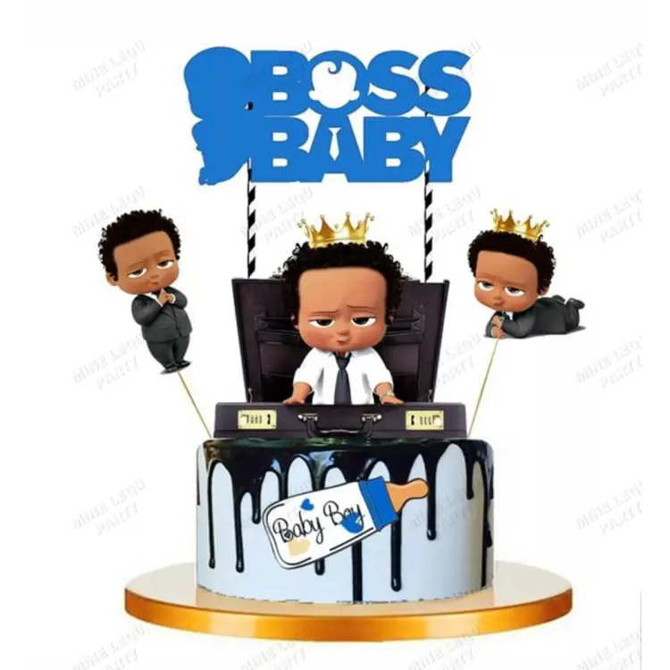 Black boss baby decorations for 2024 baby shower