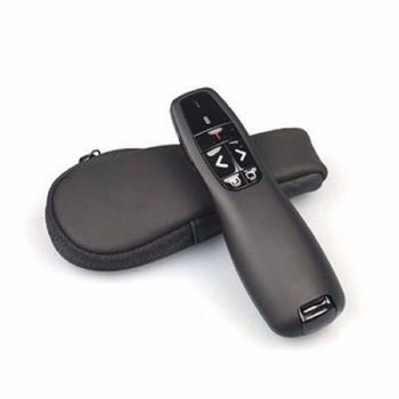 JSHFEI 5mw Wireless Presenter Red Laser Pointer R400 2.4Ghz USB PPT Remote Control for Powerpoint Presentation. 